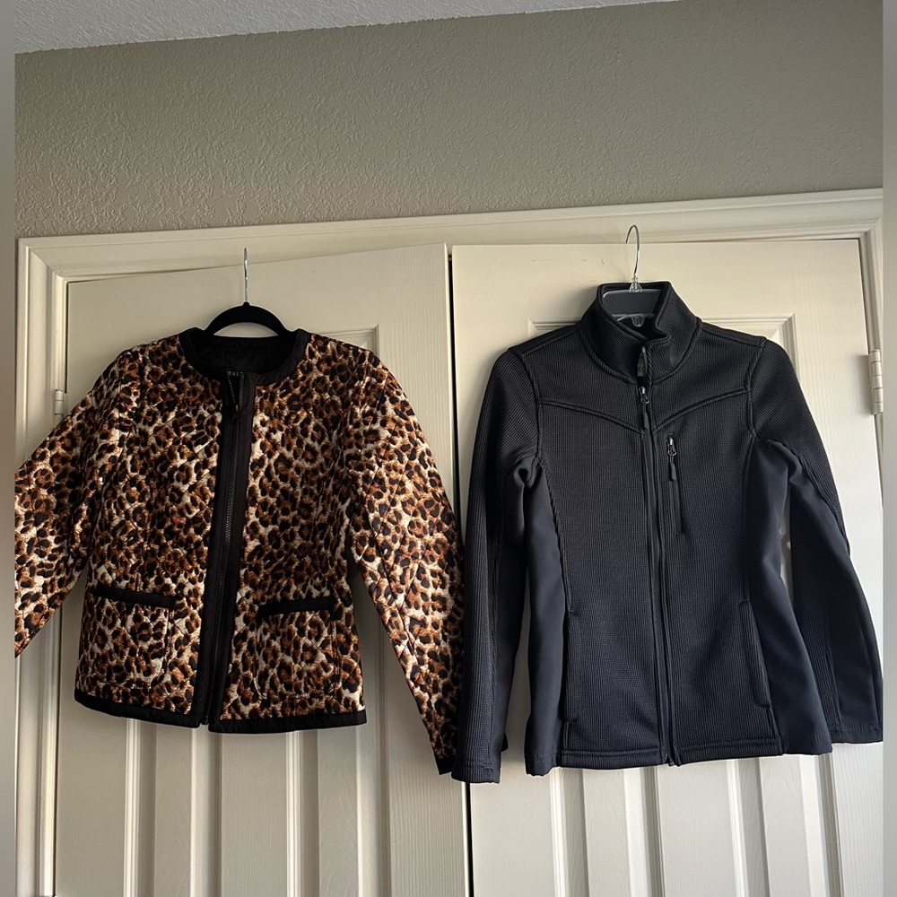 Lot of 2 Women’s Jackets (Faded Glory & Talbots)-XS